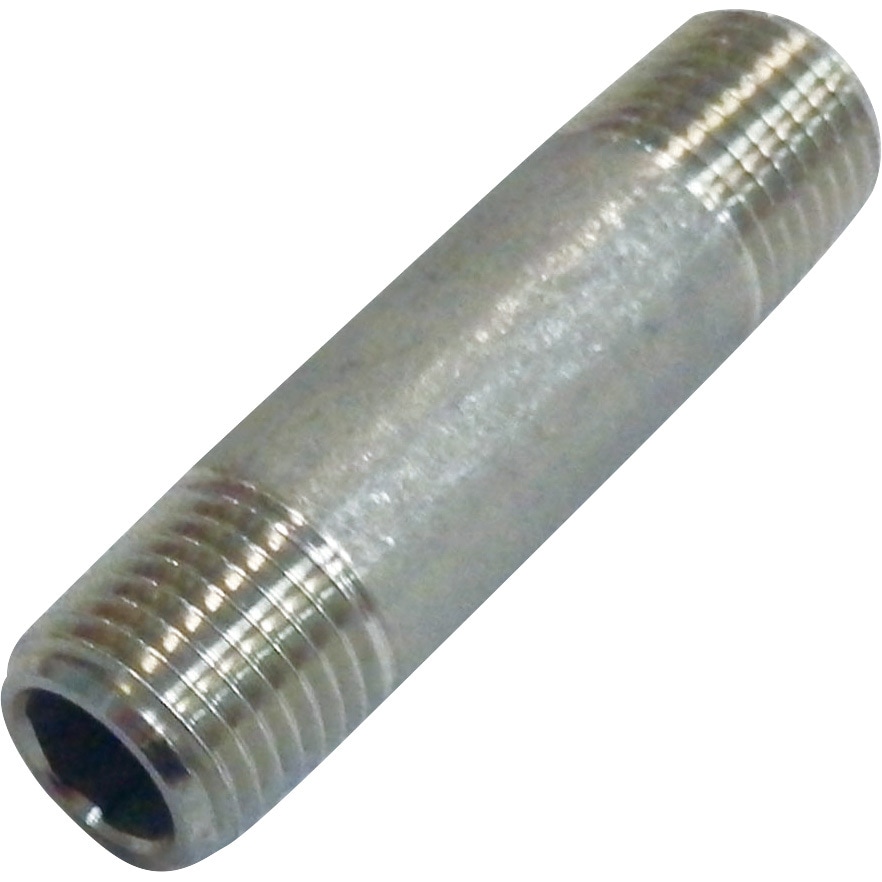 SUS304 NI ステンレス 長ニップル 吉年 PTネジ 呼び径8A SUS304