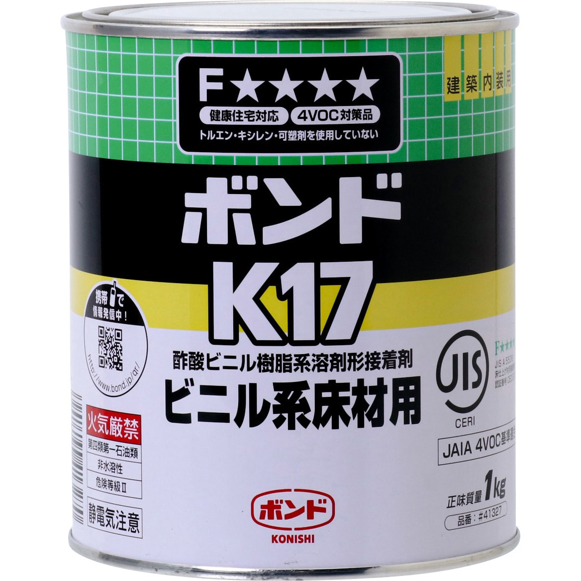 コニシ　41327　ボンドK17　1缶(1kg)　床材用　【通販サイトMonotaRO】