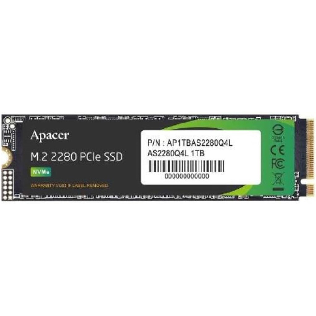 AP1TBAS2280Q4L-1 M.2 SSD PCI-ExpressGen4x4 R：3600MB/s 3D TLC 3年保証 Apacer 1TB   AP1TBAS2280Q4L-1