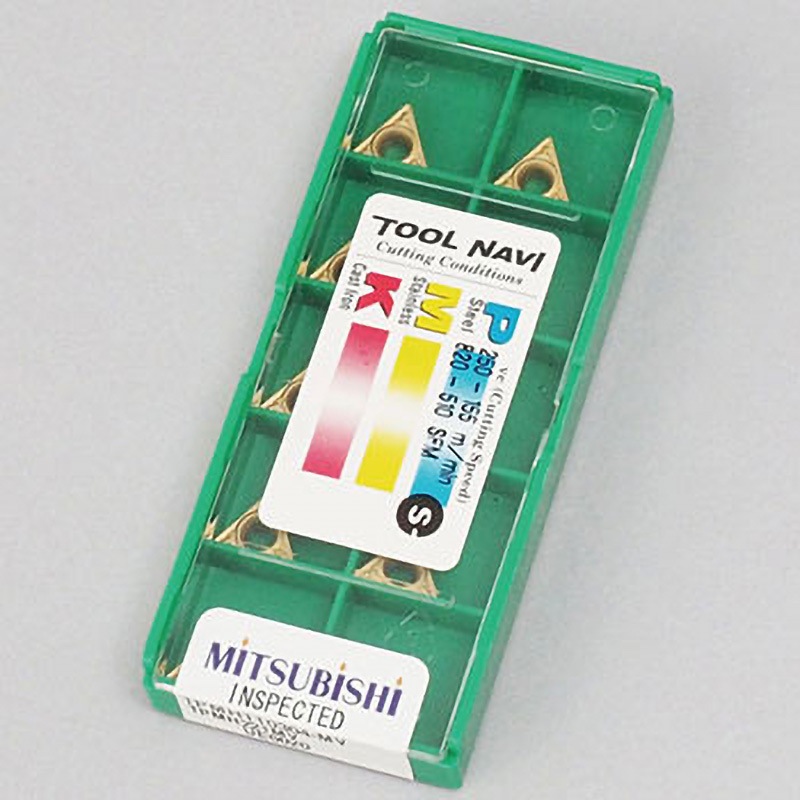 TPMH110304-MV UE6020【ワケあり】 チップ TPMH-MV 三菱マテリアル 形状:正三角形60° 被削材:鋼 コーナー半径0.4mm 1箱(10個)