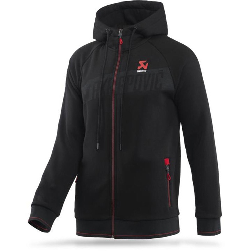 802054 Corpo シリーズ ジップアップパーカー 802054 AKRAPOVIC (アクラポビッチ) ブラック色