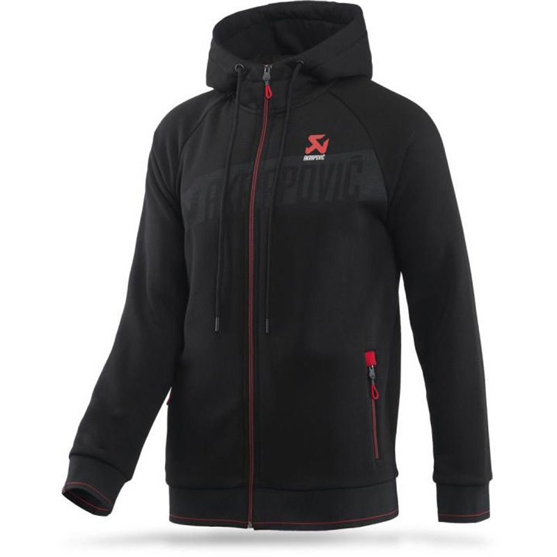 802056 Corpo シリーズ ジップアップパーカー 802056 AKRAPOVIC (アクラポビッチ) ブラック色