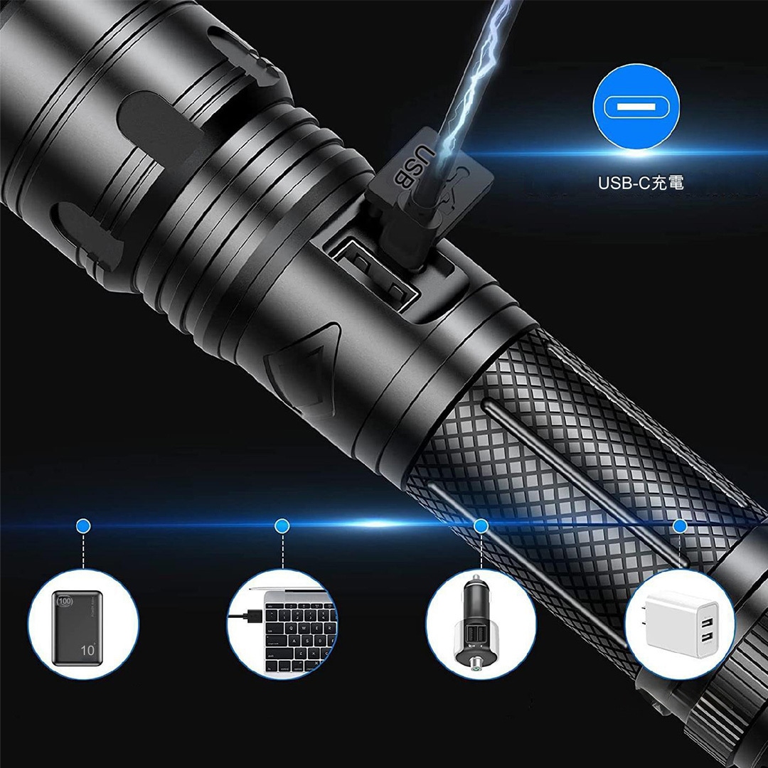 C1000396 強力懐中電灯 X16B 1台 CRECOTE 【通販モノタロウ】 C1000396 強力懐中電灯 X16B 1台 CRECOTE 【通販モノタロウ】