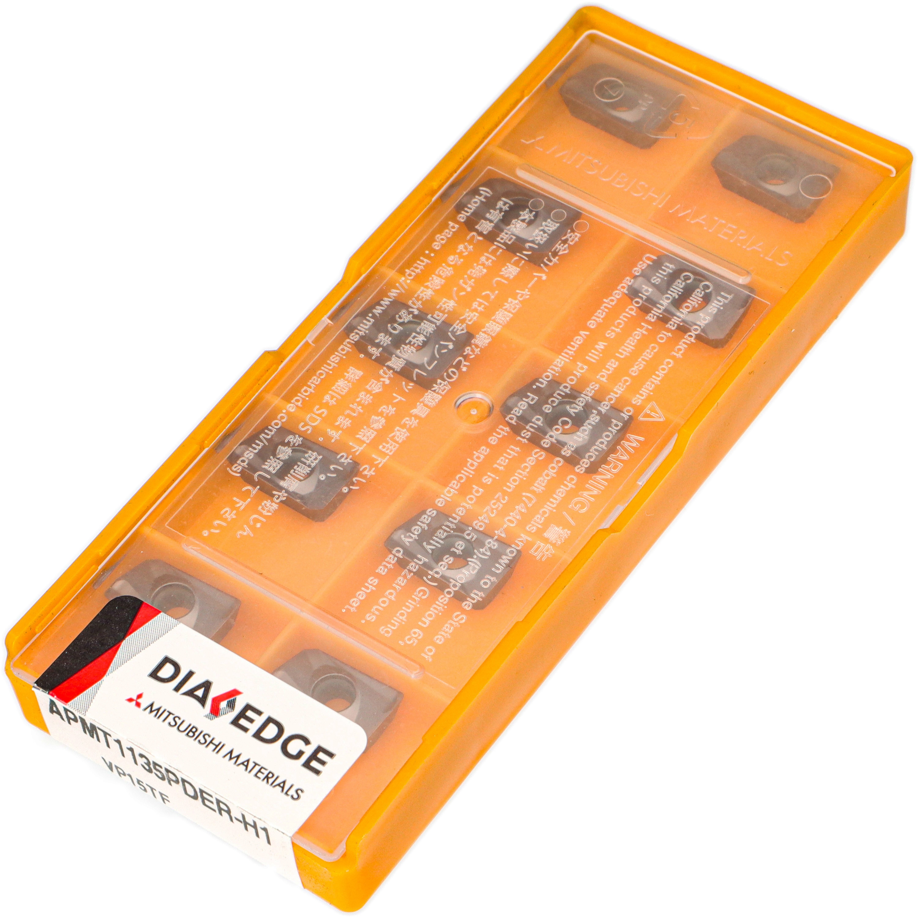 三菱マテリアル チップ (10個入り) APMT1135PDER-H1 VP15TF (カッタ)