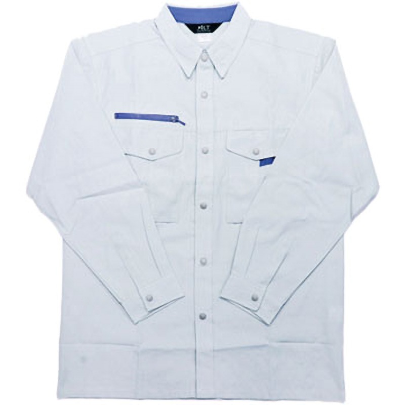 BF-501 BF-501 ボディファイン 年間用長袖シャツ (男女兼用) アルトコーポレーション グレー色 L着丈76cm