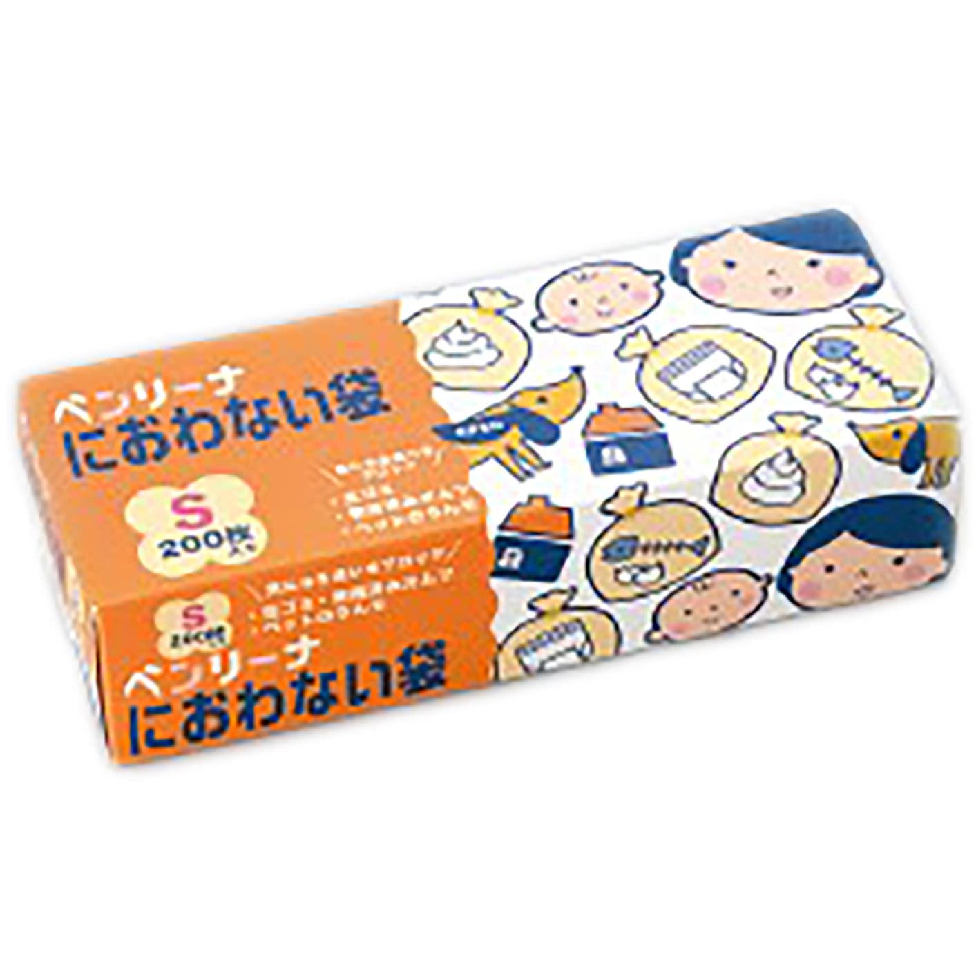 B-942 ベンリーナ におわない袋 アルフォーインターナショナル 1箱200枚入り×24箱 サイズS  B-942