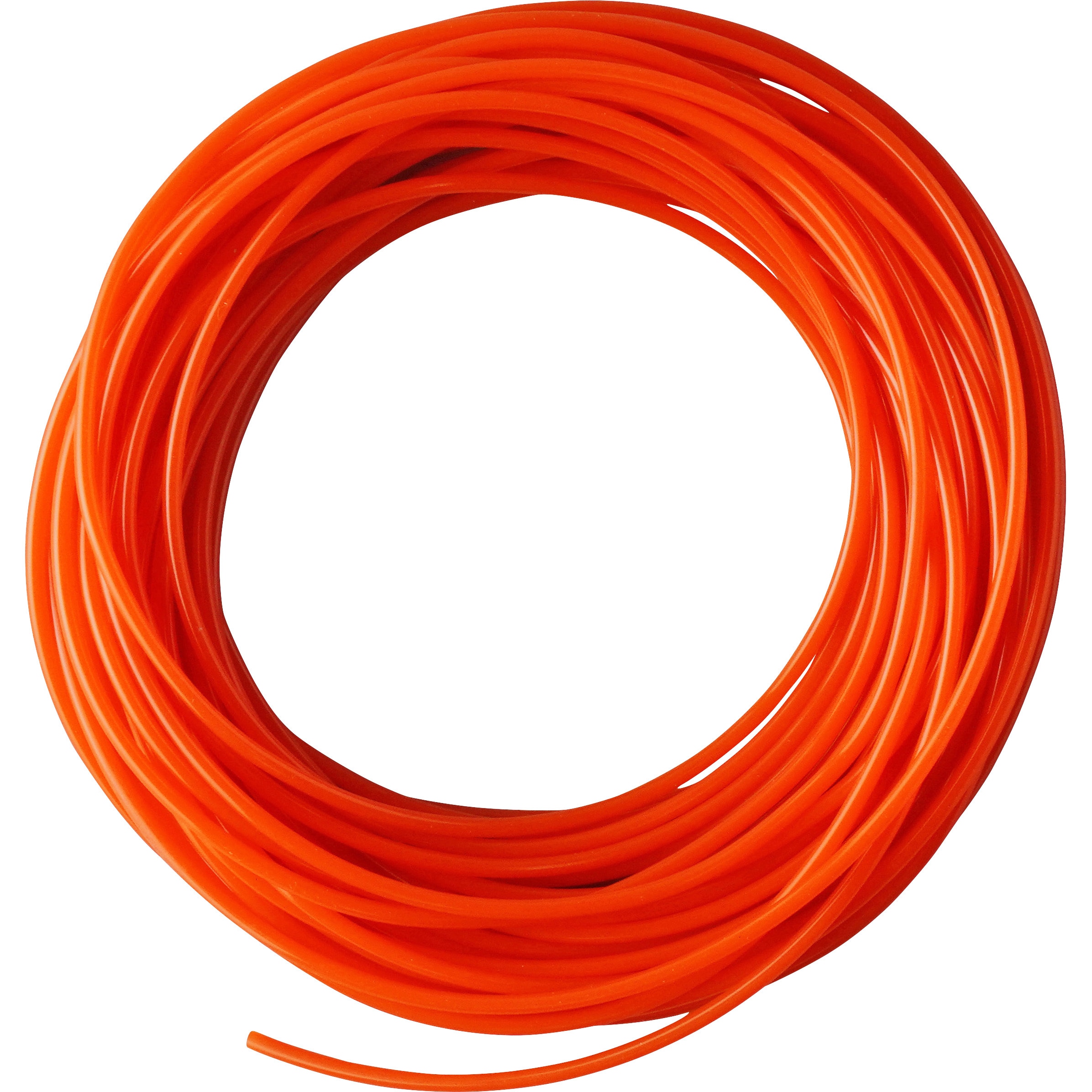 Φ2×10m バンコード丸ベルト#480(橙色) バンドー化学 断面径2mm 1