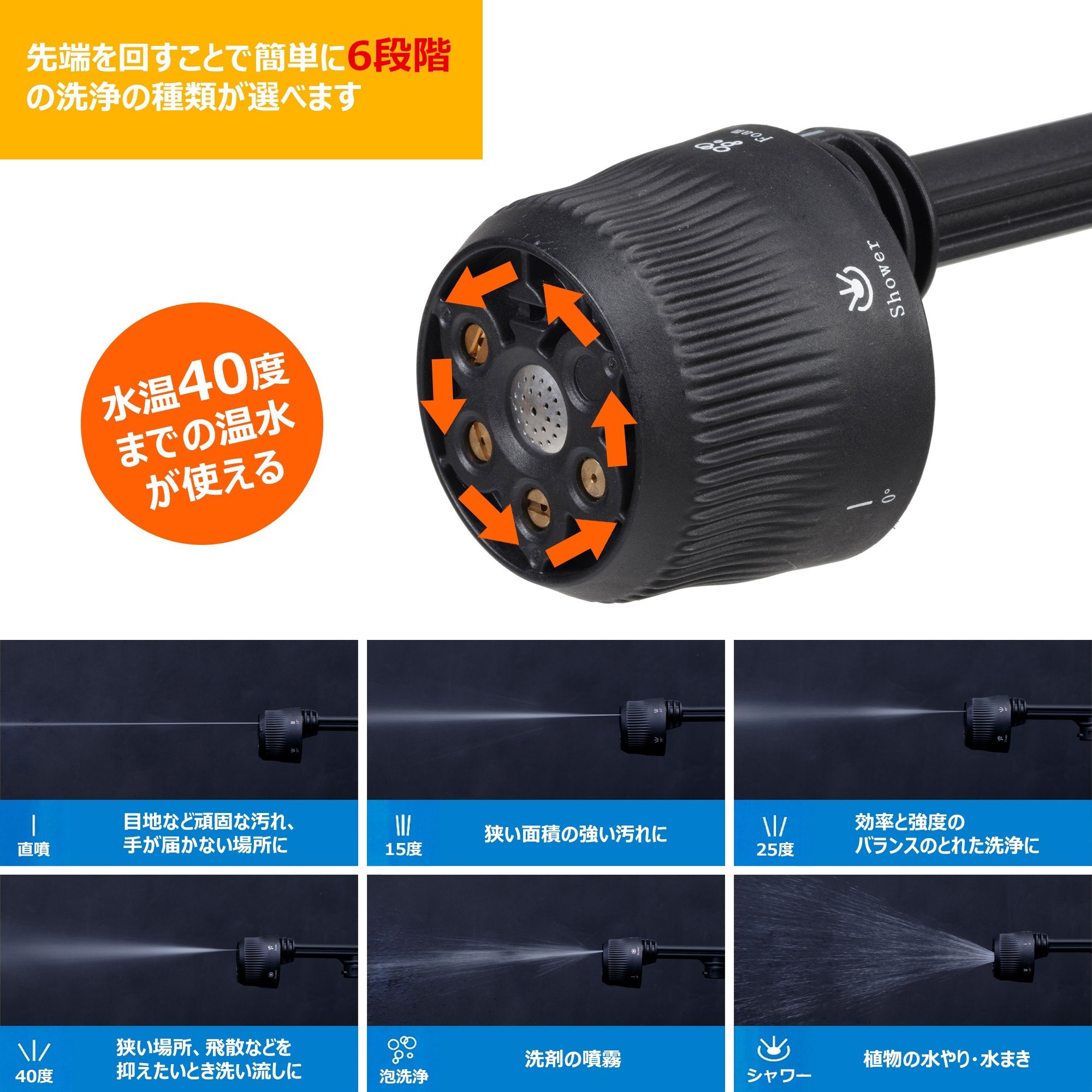 CHPW-1822 コードレス高圧洗浄機 CLEAN SELECT DC18V - 【通販モノタロウ】