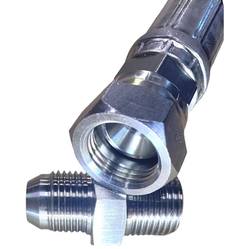 WH2106x3M 両FG+8001 WH2106(3/8) ステンレス F+ニップル付 温水洗浄用