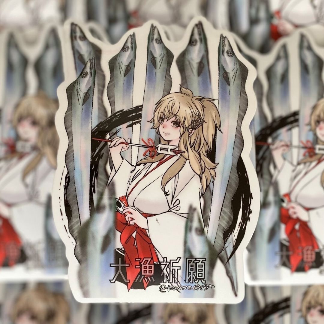 大漁タチウオ ジェイライク フィッシュアートステッカー J-LikeProduct