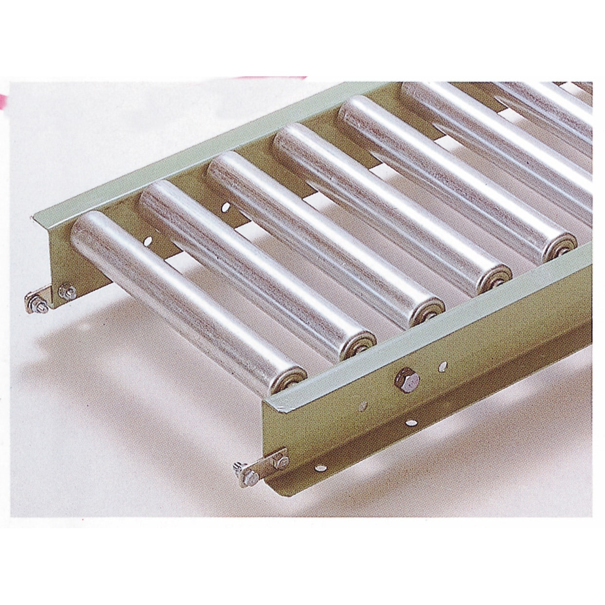 (送料別途)(直送品)マキテック スチール製ローラーコンベヤR4214P型2000LX450WX150P R4214PX2000L450W150P コンベヤ R-4214P グラビティローラコンベヤ Mシリーズ 株式会社マキテック