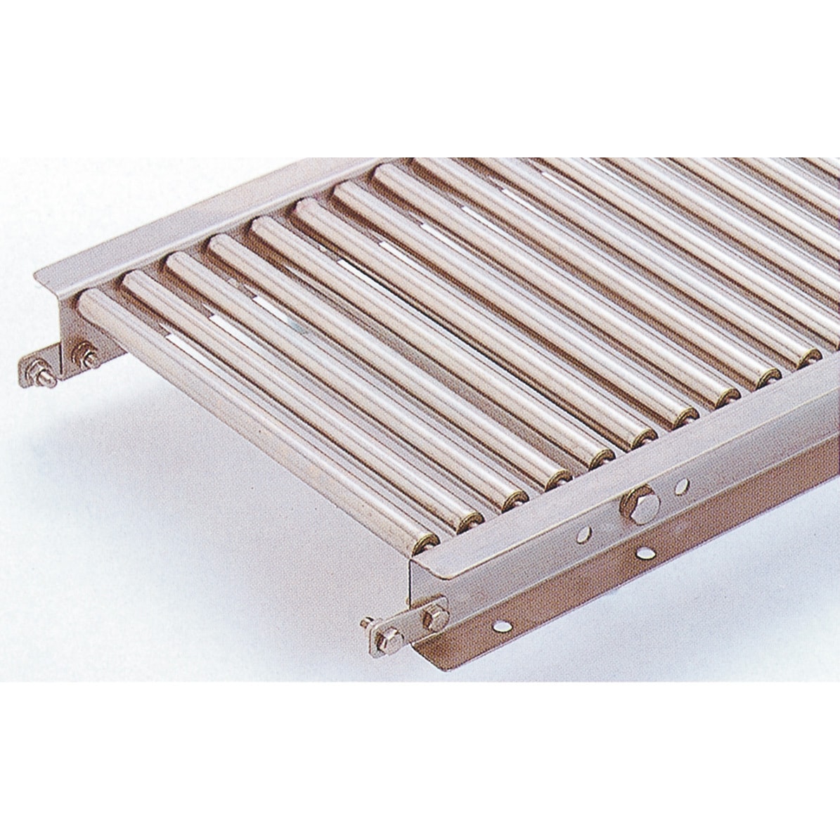 (送料別途)(直送品)マキテック スチール製ローラーコンベヤR1912P型1000LX400WX30P R1912PX1000L400W30P