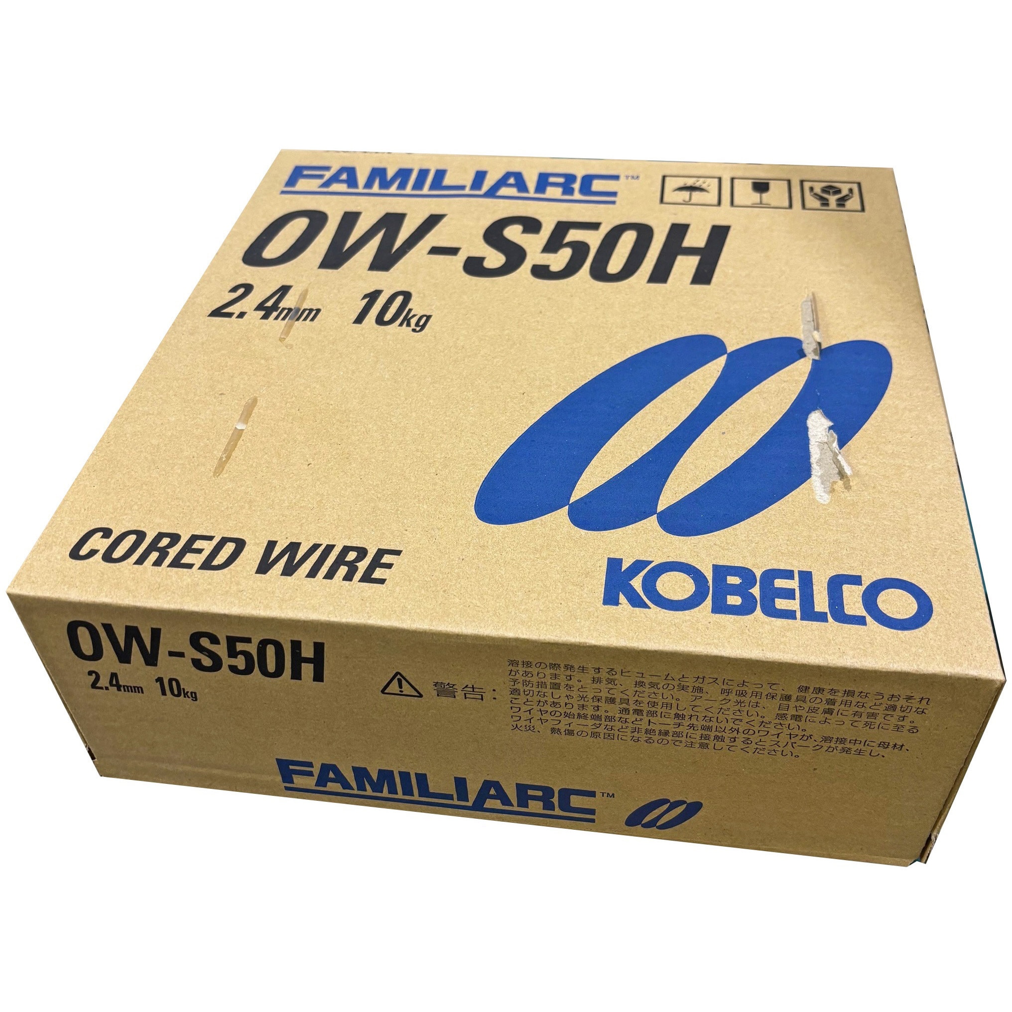 OW-S50H 軟鋼～490MPa級高張力用セルフシールドアーク溶接ワイヤ 神戸製鋼 ワイヤー径2.4mm 1箱(10kg) OW-S50H -  【通販モノタロウ】