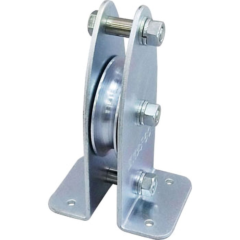 K60-1 固定ブロック(タテ型1車) スリーエッチ 荷重400kg 車輪径60mm