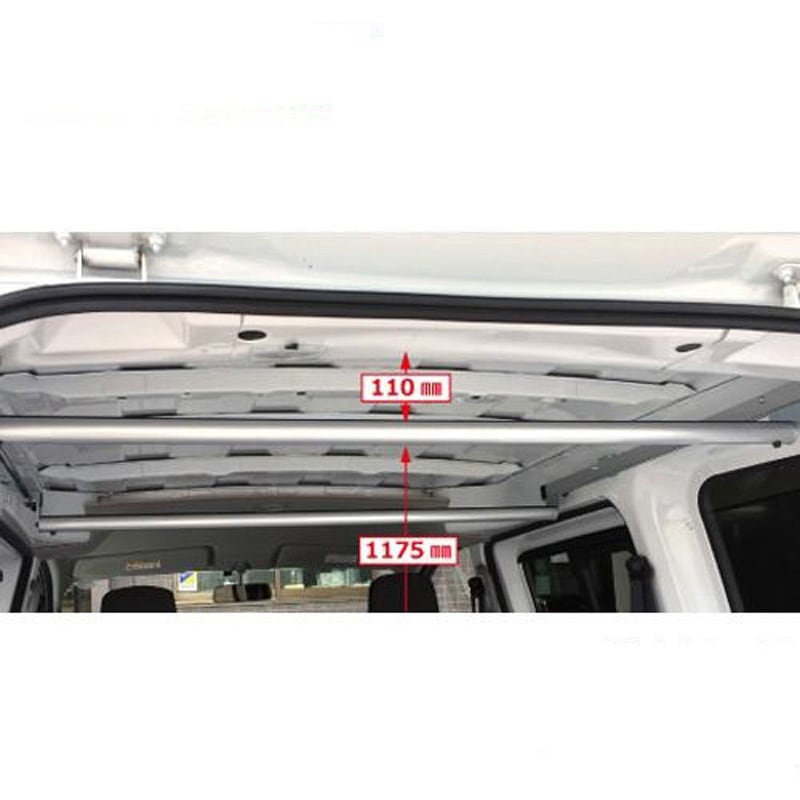 RW-12V ロッキープラス ワークツールシリーズ ラゲッジバー ROCKY 高さ(天井までの高さ)110mm 1個 RW-12V 12,980円