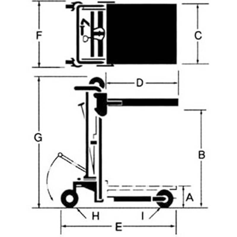 SC-2-12-A サントカー(テーブル式) をくだ屋技研 荷重200kg 最低位160mm最高位1150mm SC-2-12-A -  【通販モノタロウ】