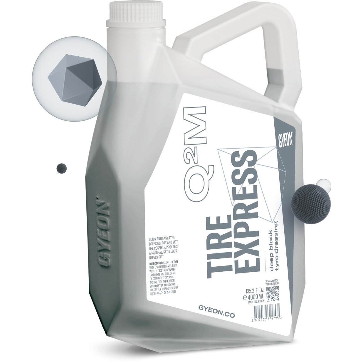 Q2M-TE400 GYEON Q2M Tire Express Q2M-TE400 4000 ml 1個(4000mL) GYEON(ジーオン) 【通販モノタロウ】