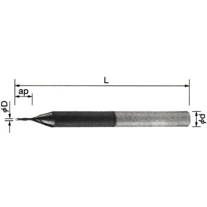 ■イスカル 2枚刃ソリッドエンドミル EC-A2-M IC903 ECA205007530C6M80(IC903)(1981545)[送料別途見積り][法人・事業所限定][掲外取寄] □イスカル 2枚刃ソリッドエンドミル EC-A2-R IC702 ECA203004020C6R
