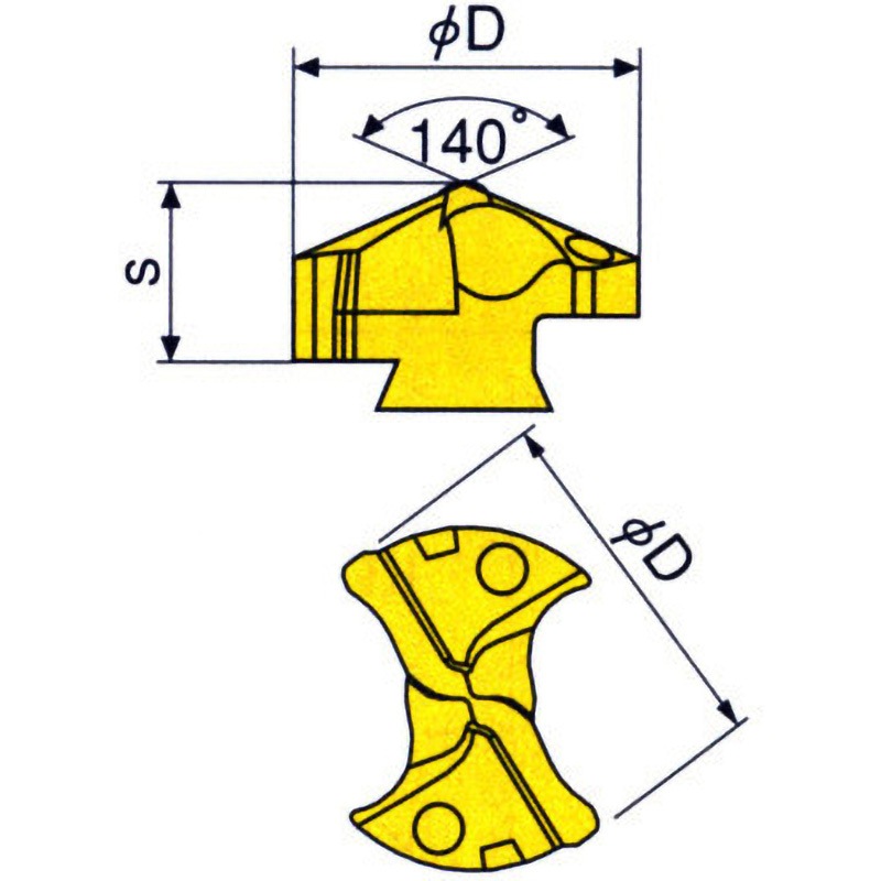 イスカル カムドリルヘッド IDI-SK IC908 2個 IDI 195-SK:IC908 イスカルジャパン イスカル カムドリルヘッド IDI-SK IC908 IDI 216-SK