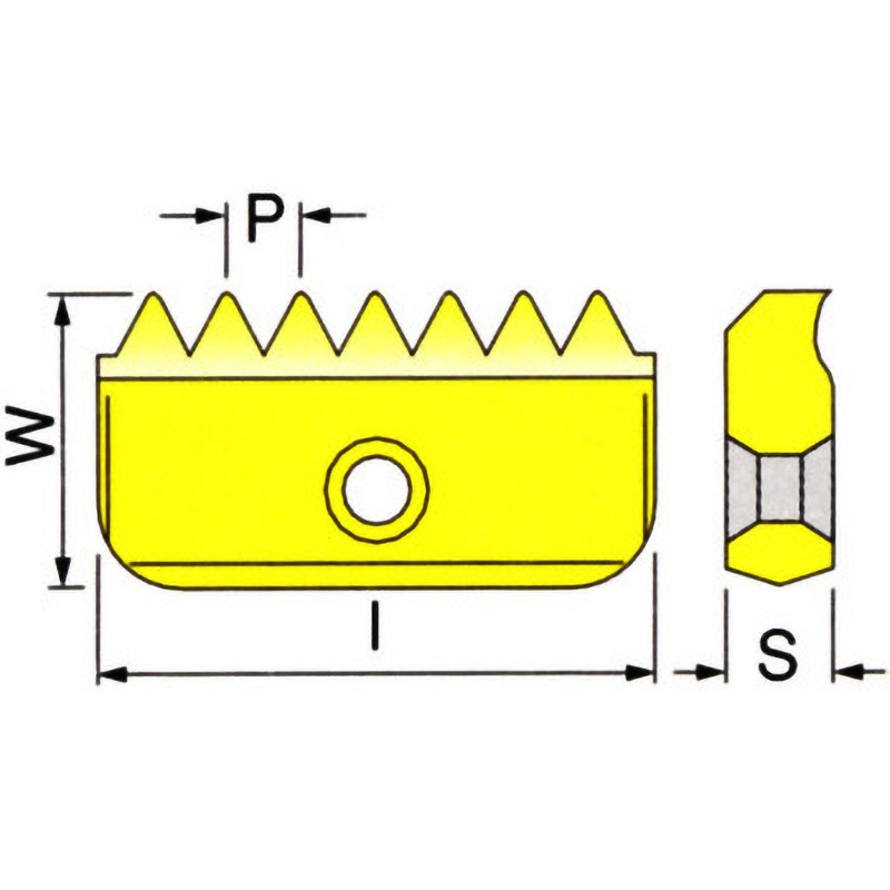 MT4011.5NPT IC328 チップ MT40 イスカル IC328製  1箱(2個)