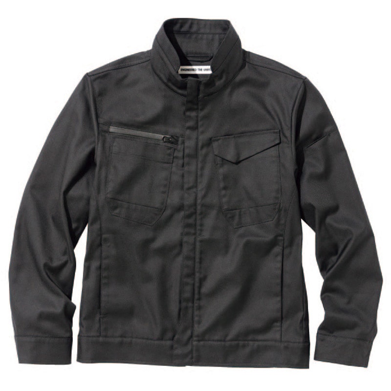 D553 エンジニアジャケット D533 ディモ(dimo) 素材ポリエステル65%・綿35% ブラック色 5L着丈70cm  D553