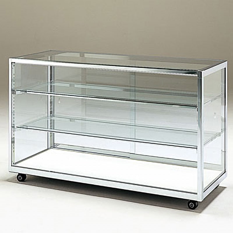 LED付】EXCEED 平ケース(ストッカーなし・鍵付き) ハヤノ産業 ショー