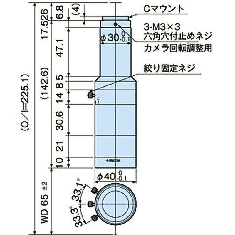 MML4-HR65VI-5M テレセントリックレンズ MML-HR 5Mシリーズ 