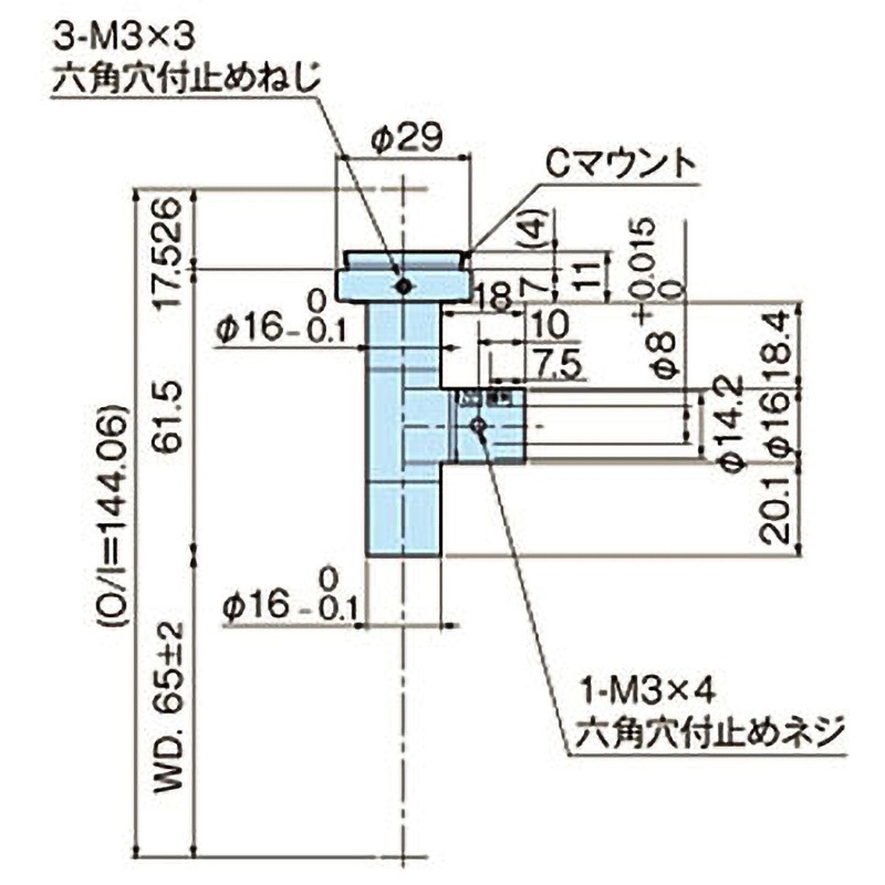 MML2-ST65DS テレセントリックレンズ MML-STシリーズ モリテックス Cマウント