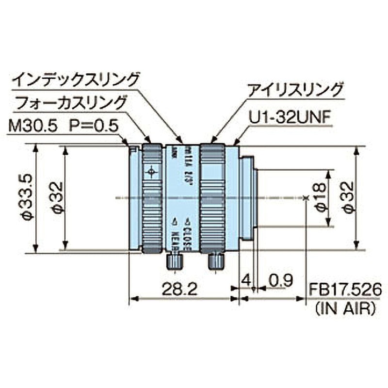 ML-M1614MP メガピクセルCCTVレンズ ML-MPシリーズ モリテックス Cマウント
