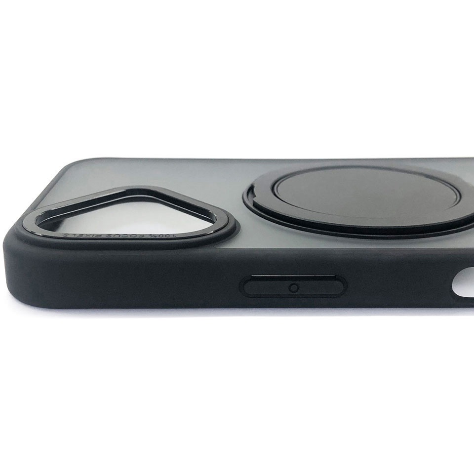 AC-P24-MRS BK iphone16用 Magsafe対応カチカチ回転リング