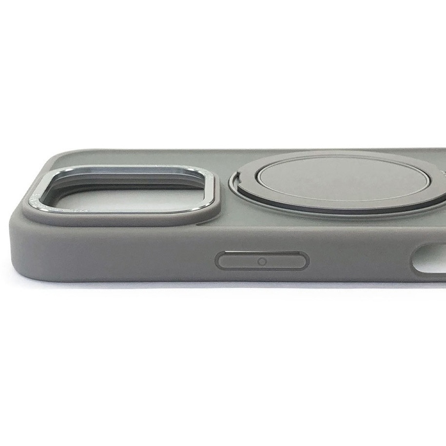 AC-P24P-MRS GY iphone16pro用 Magsafe対応カチカチ回転リングスタンド