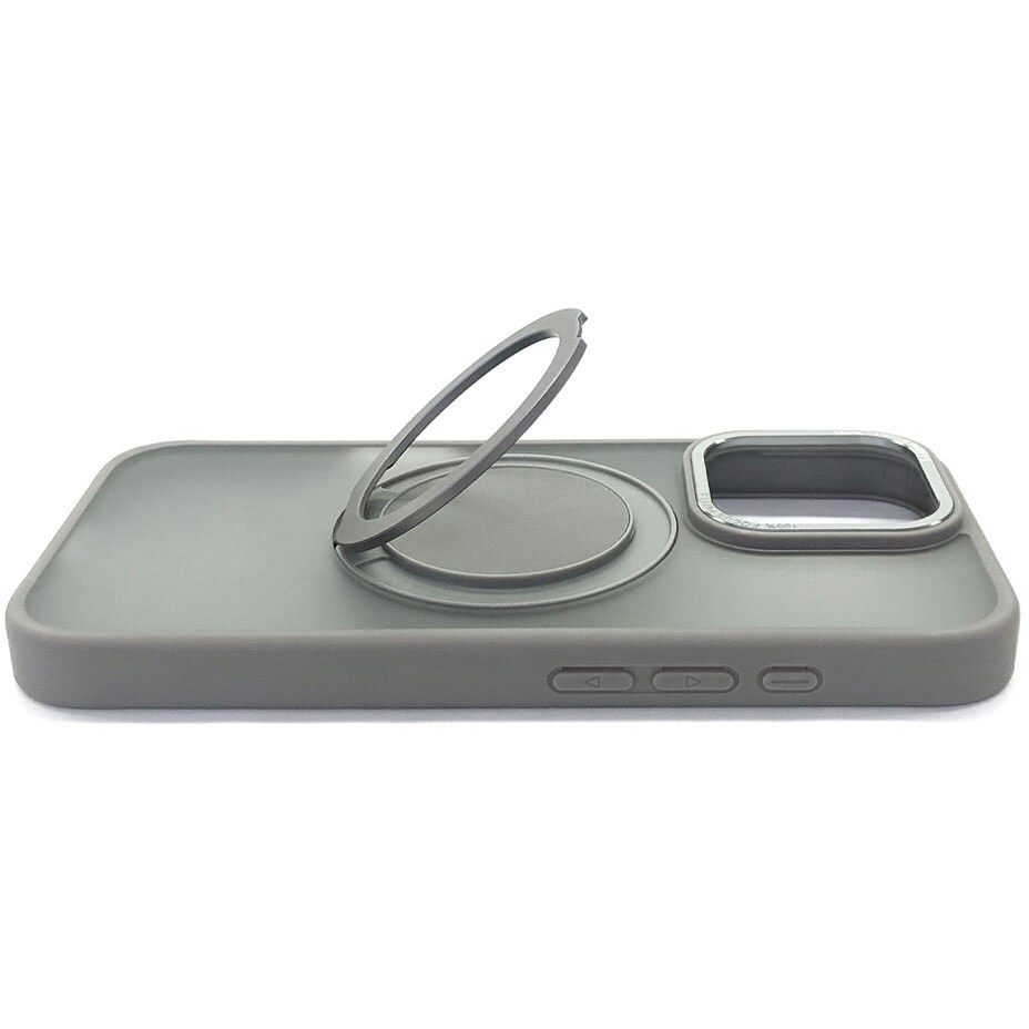 AC-P24P-MRS GY iphone16pro用 Magsafe対応カチカチ回転リング