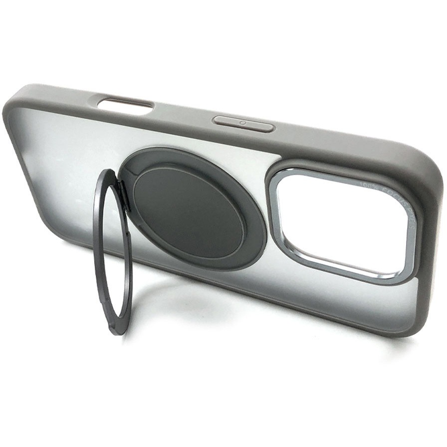 AC-P24P-MRS GY iphone16pro用 Magsafe対応カチカチ回転リング