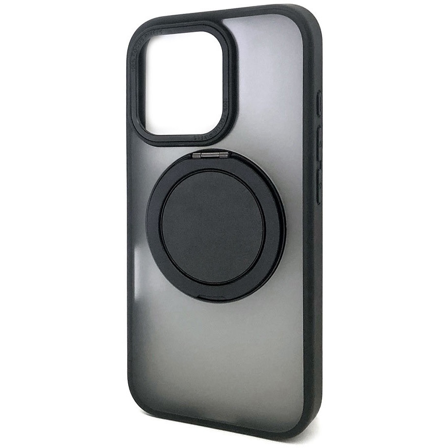 AC-P24P-MRS BK iphone16pro用 Magsafe対応カチカチ回転リングスタンド