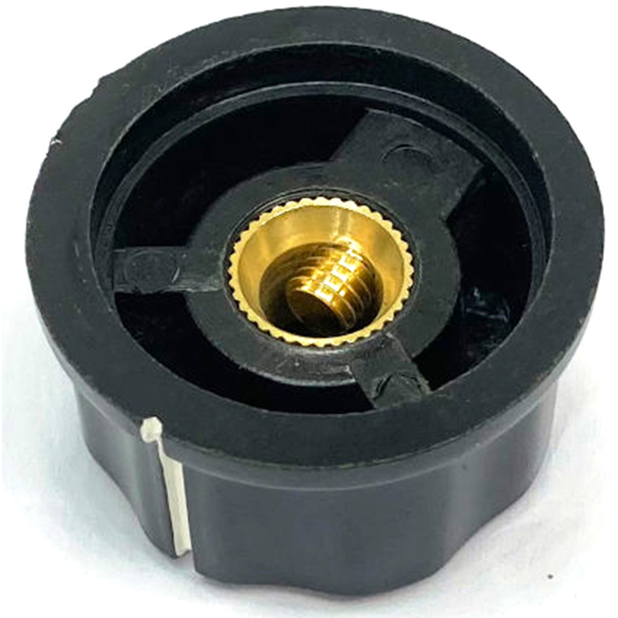 WTN-15-1184/6.1 Φ6軸用ツマミ 共立電子産業 シルバー/黒色 1個 【通販