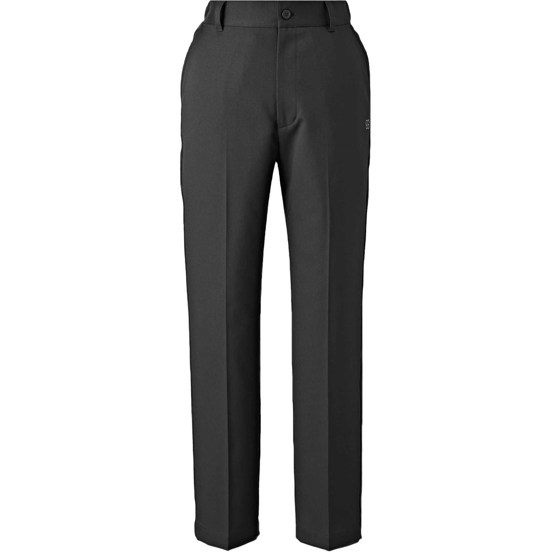 UM700-8/0-S パンツ レディス 半ゴム uka scrub study チャコールブラック色 サイズS