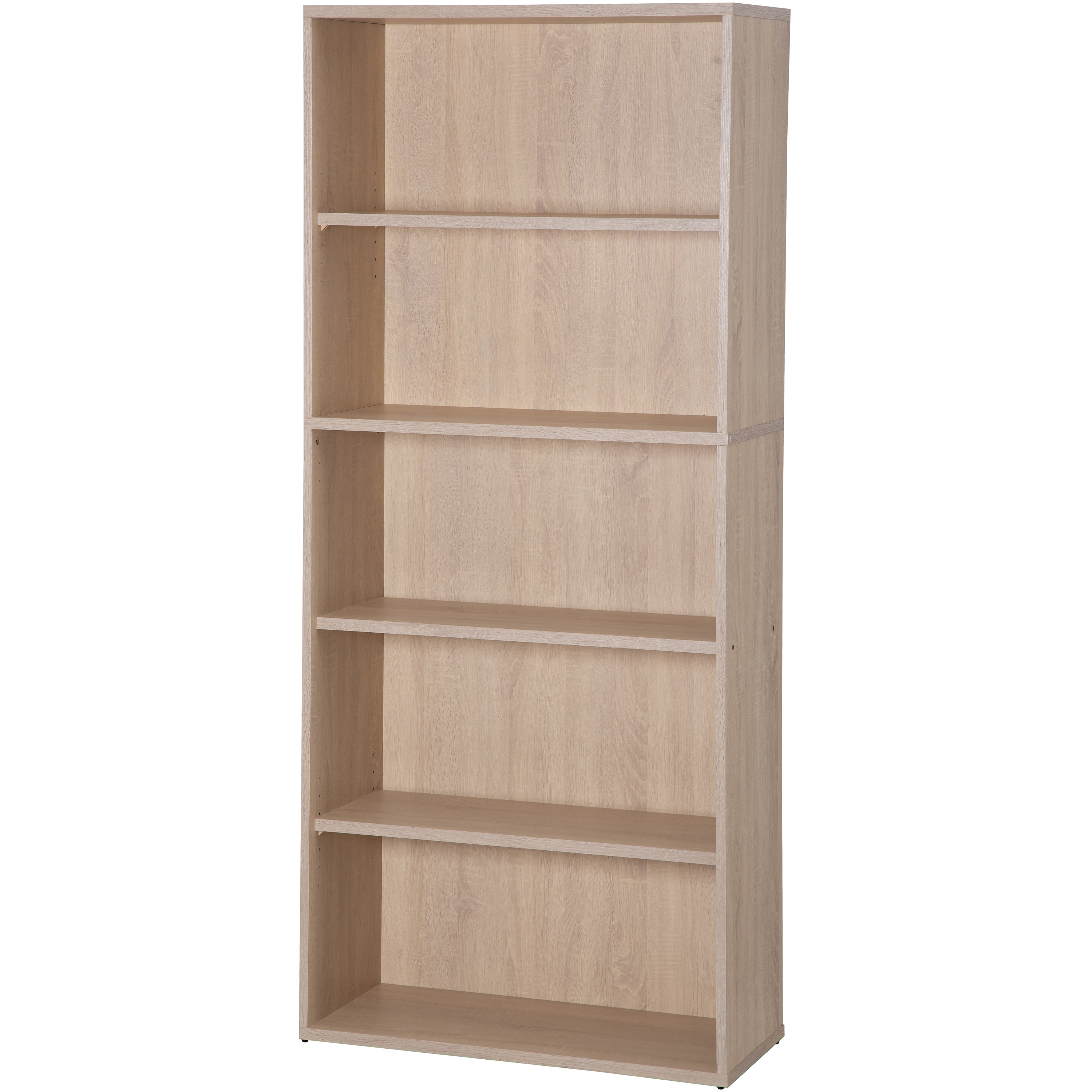 7210892 オフィス用木製書庫オープン Mライン ナチュラル色 高さ1845mm幅800mm奥行367mm 15,584円