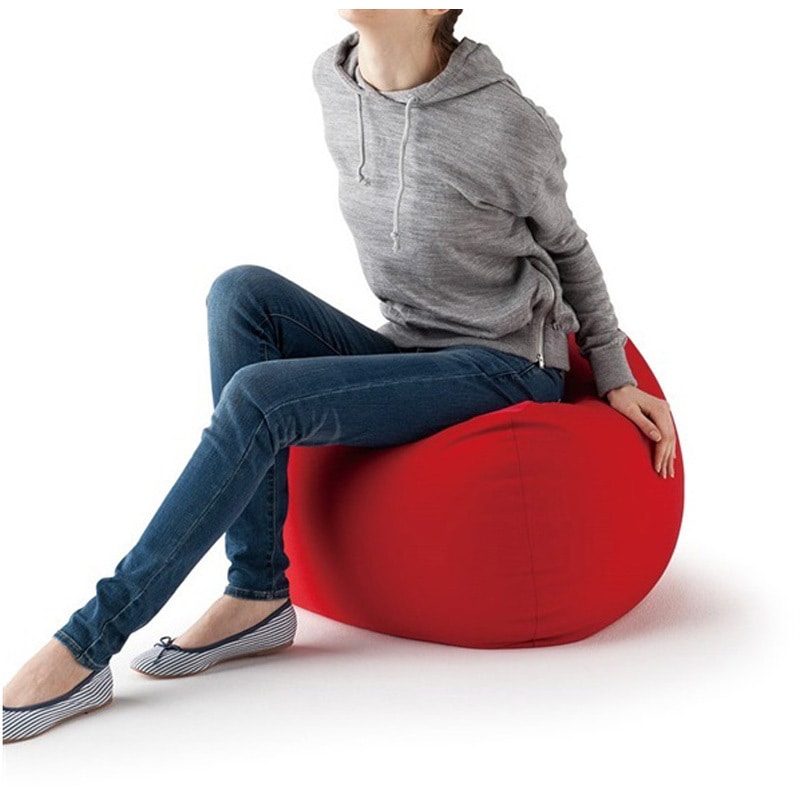 ビーズソファ】三角フィットソファミニ ブラウン