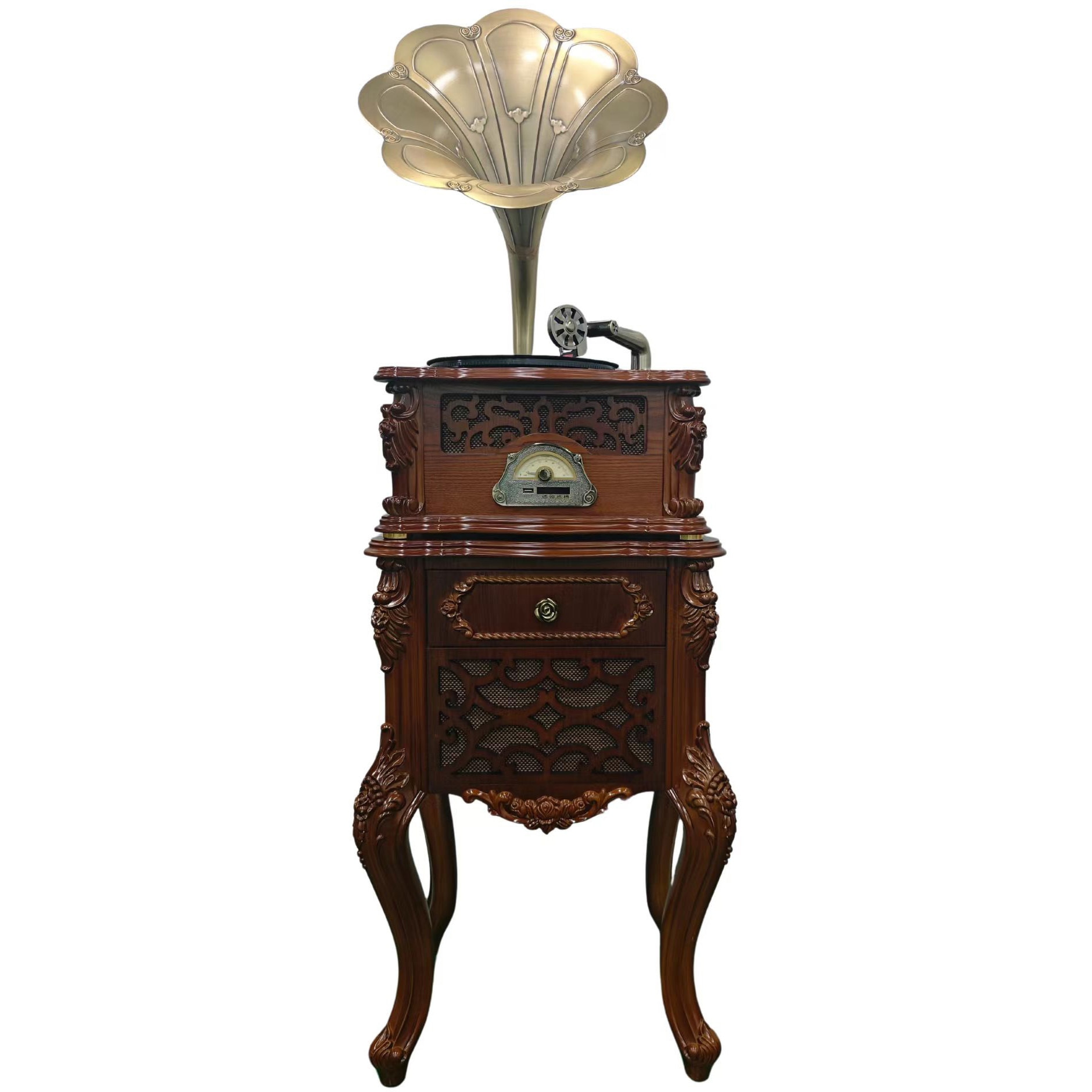 SP1801-BR レトロ蓄音機 1台 PASSON 【通販モノタロウ】