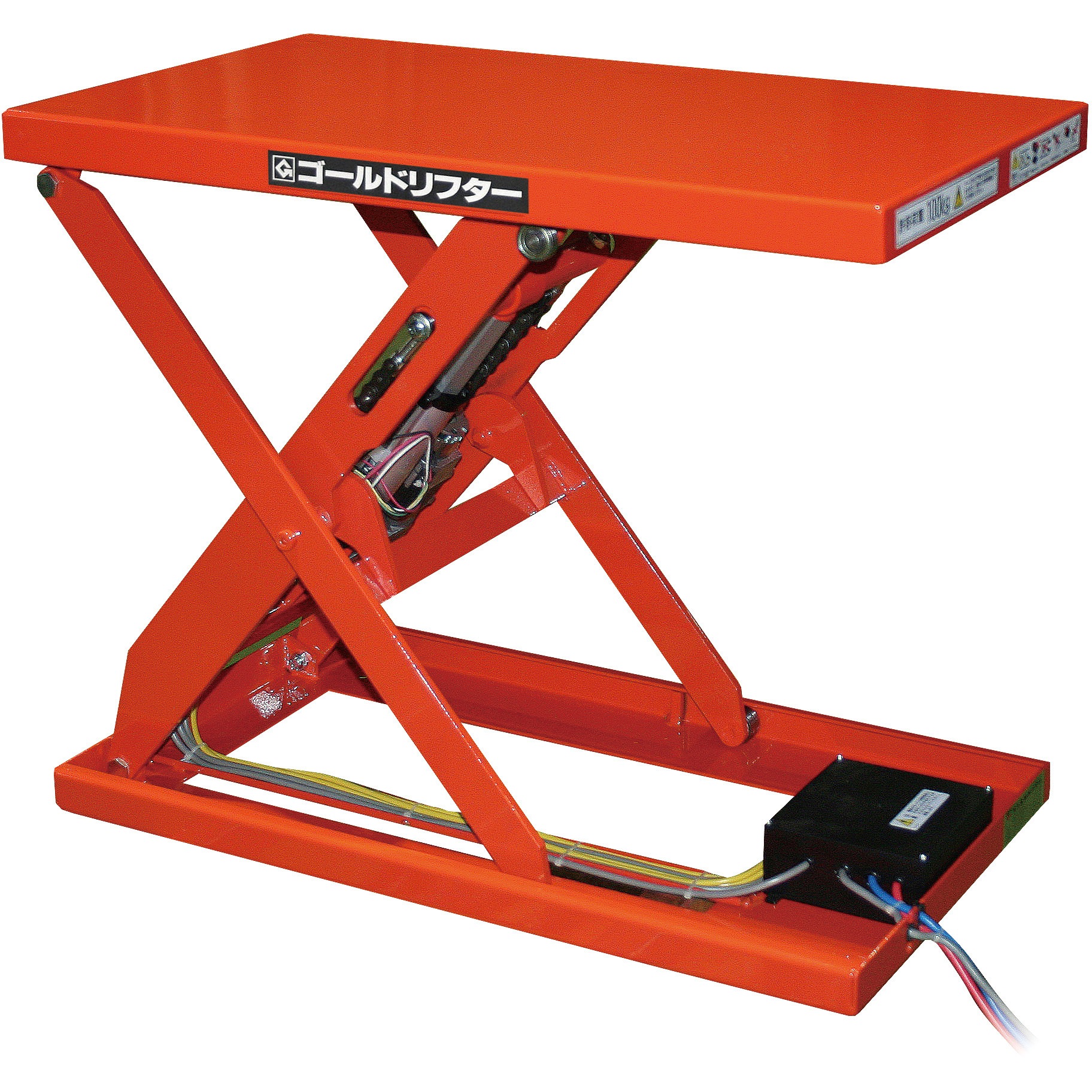 GLM-250-69V-48V ゴールドリフター(ボールネジ・電動式)ミニタイプ(バッテリーDC48Vタイプ) 東正車輛 荷重250kg   GLM-250-69V-48V