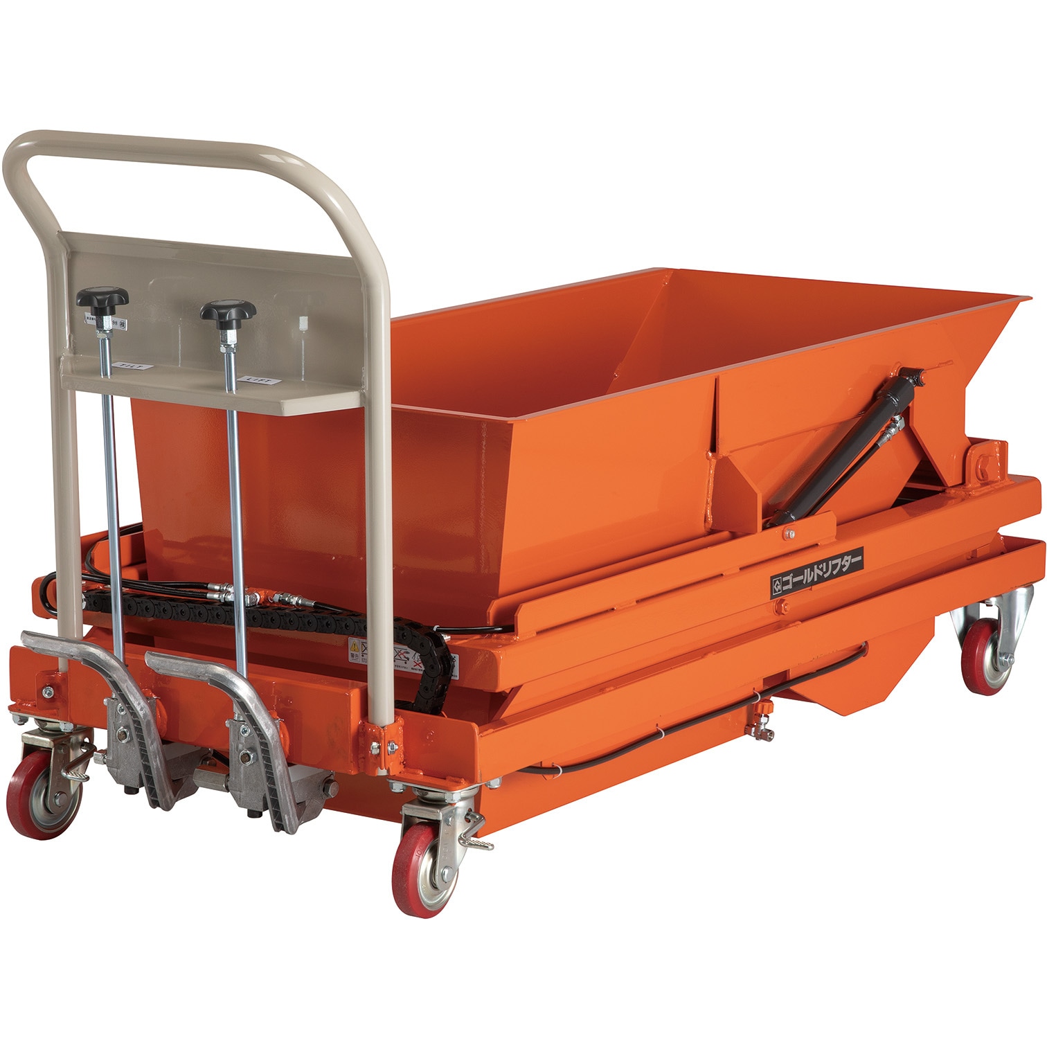 ゴールドリフター(油圧・足踏式)バケット反転リフター 東正車輛 ハンド