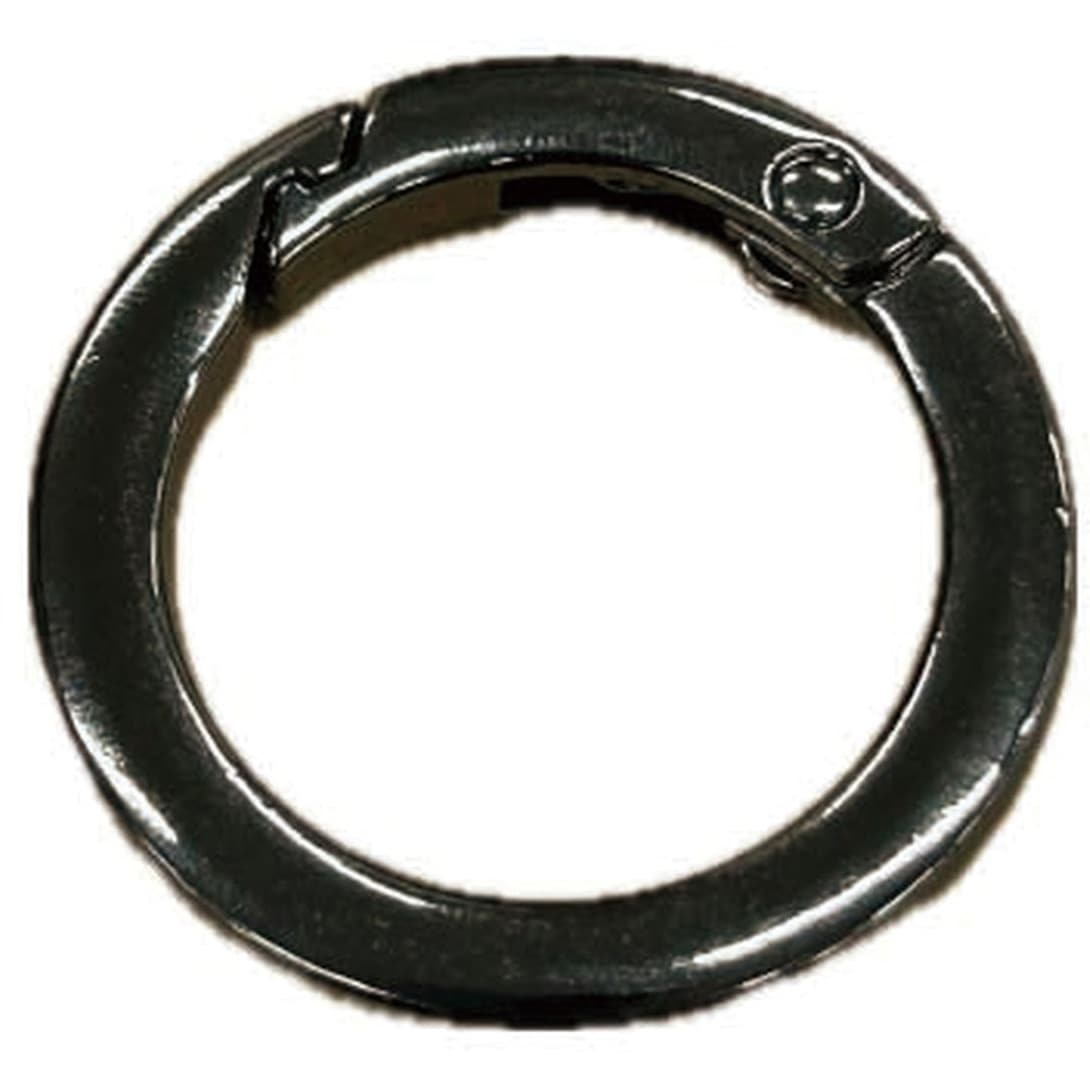 BK-1030 丸カラビナ(断面平型) WAKI(和気産業) 1個 BK-1030 - 【通販