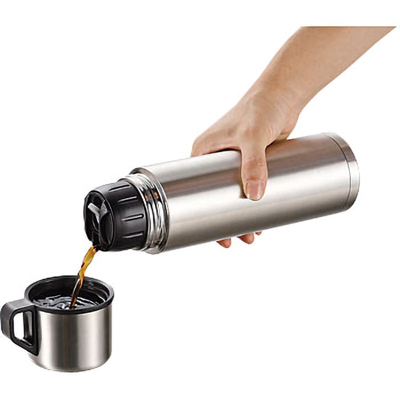 H-6826 スタイルベーシック ダブルステンレスボトル パール金属 コップ