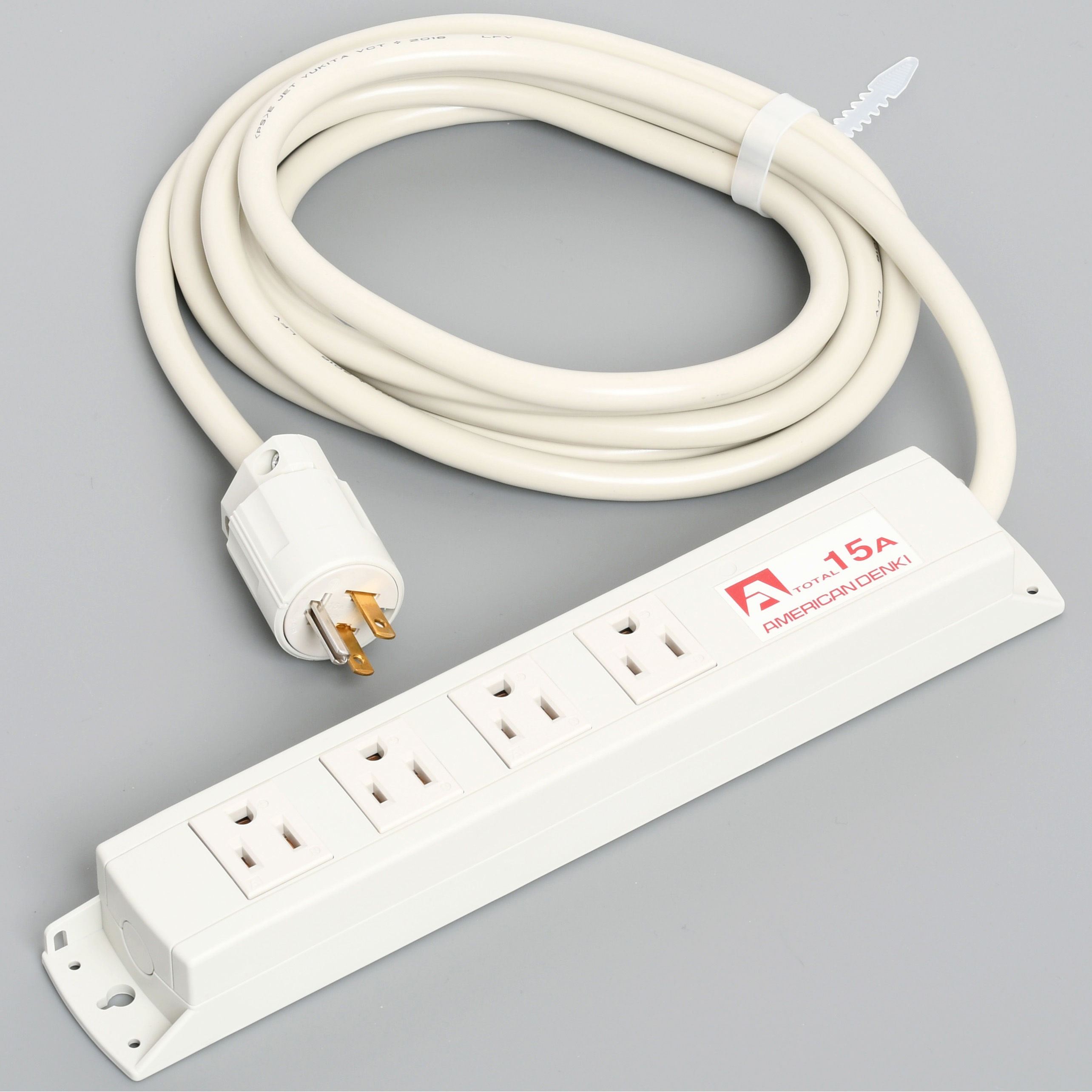 KC1030 平刃OAタップ4個口コード付 アメリカン電機 コード長3m  KC1030