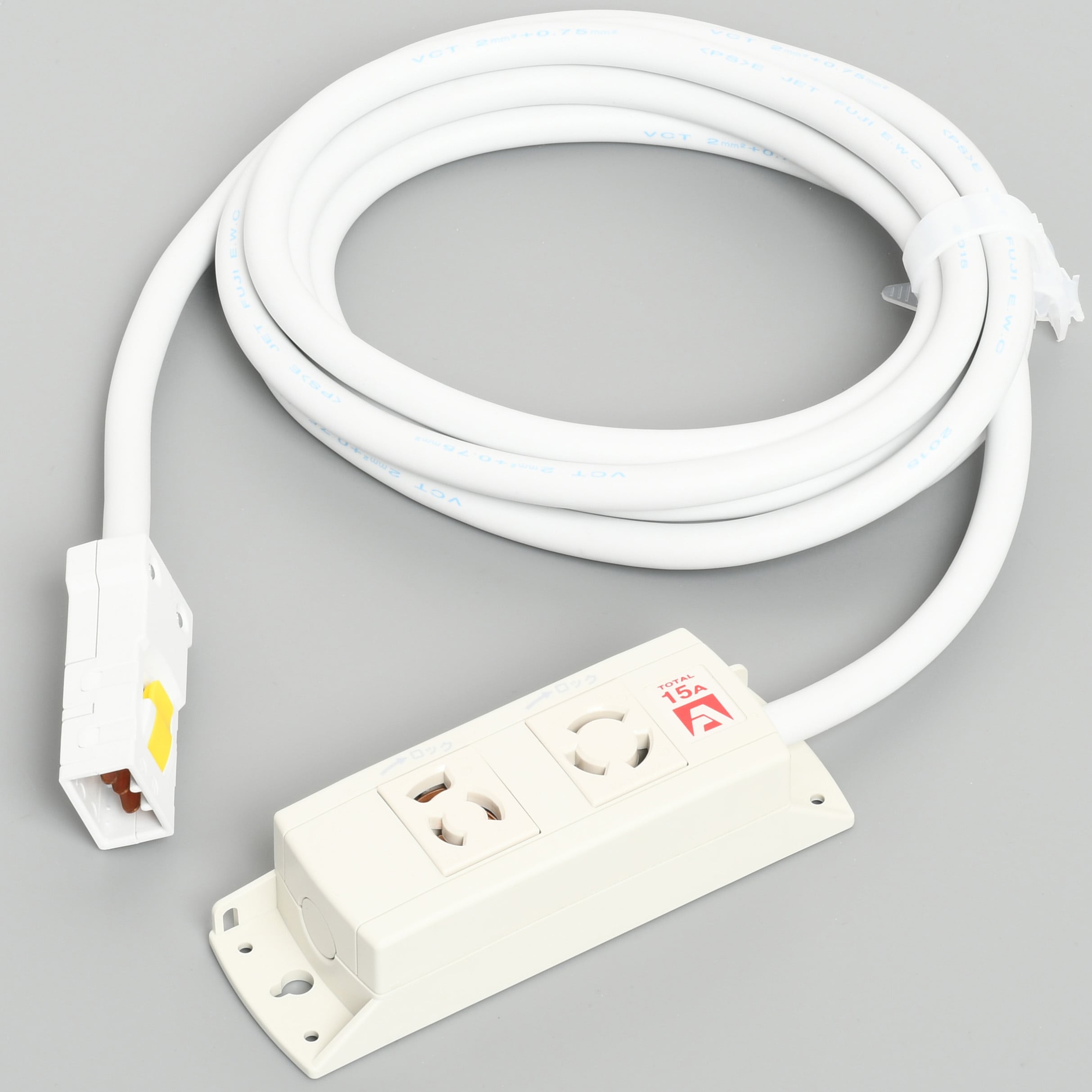KC1106 コンビOAタップ2個コード付 アメリカン電機 コード長3m  KC1106