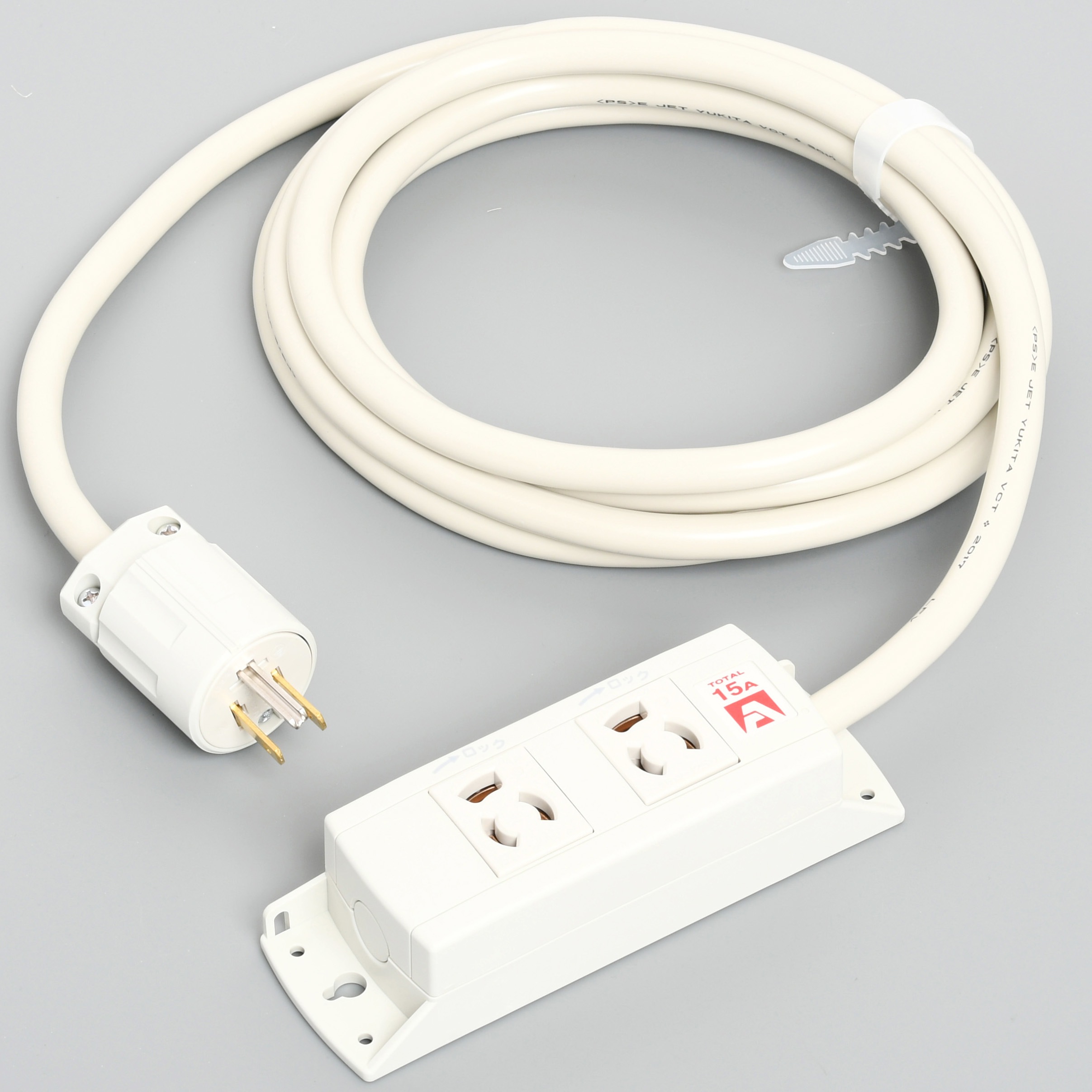 KC1140 5M 抜止OAタップ2個口コード付 アメリカン電機 コード長5m  KC1140 5M
