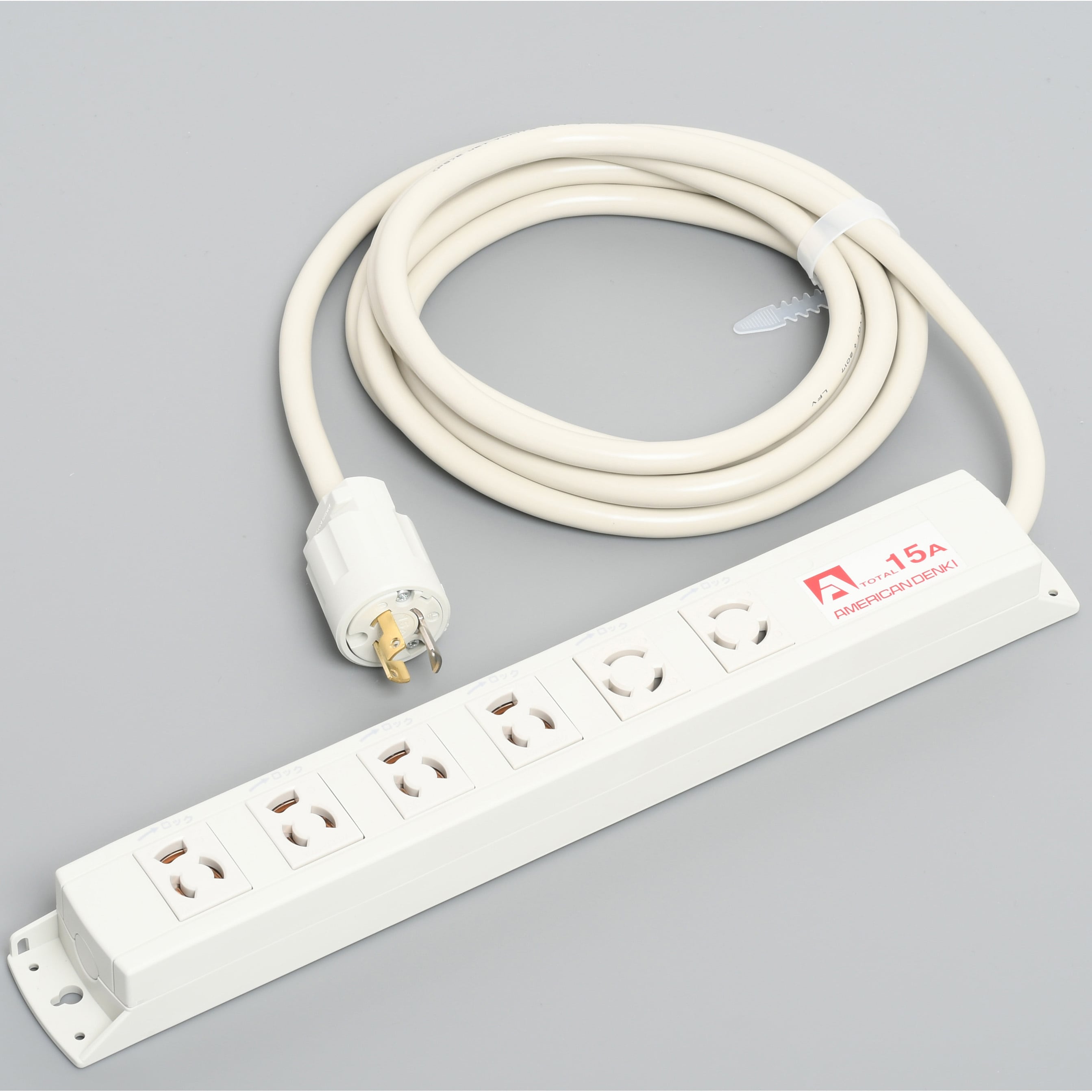 KC1240 コンビOAタップ6個コード付 アメリカン電機 コード長3m  KC1240