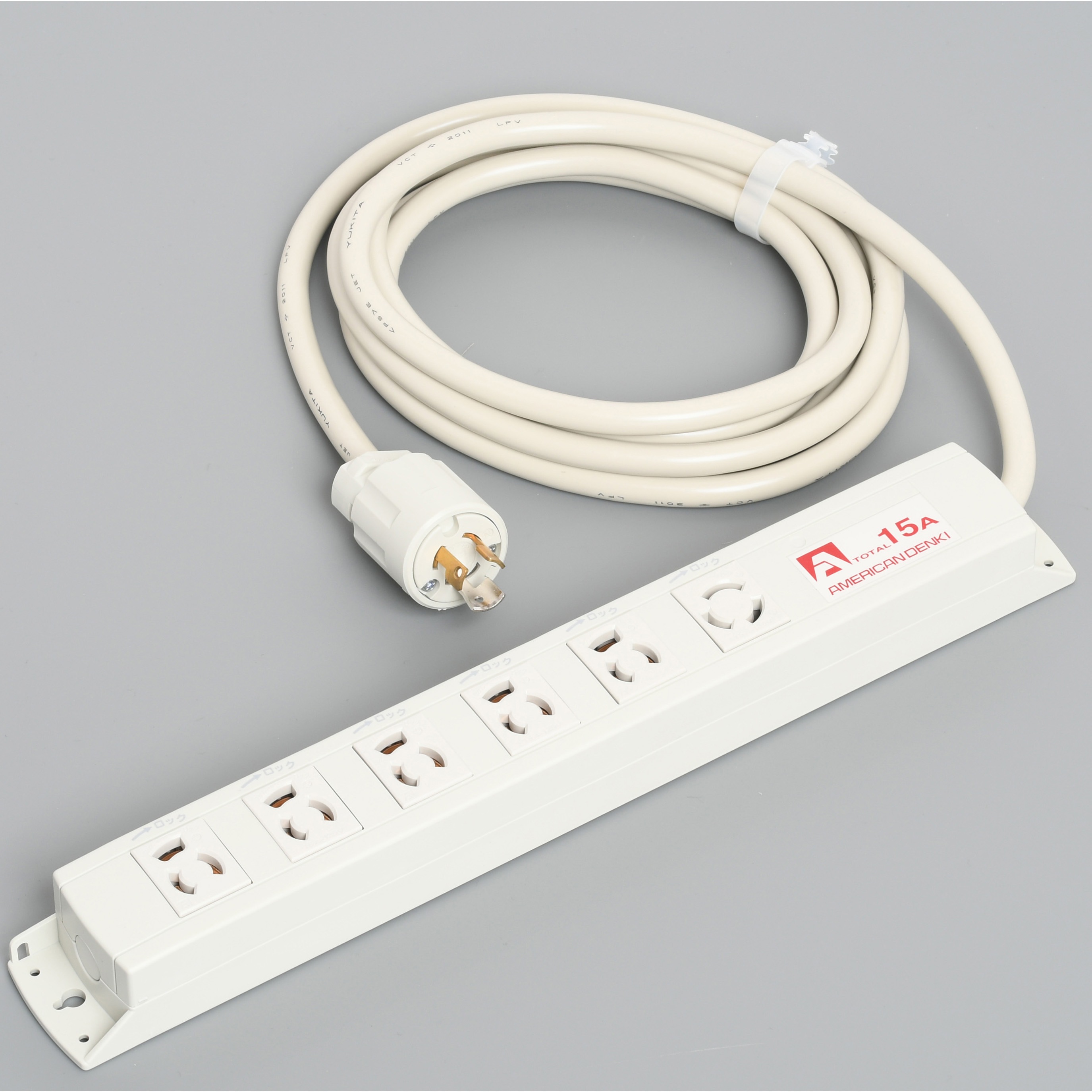 KC1280 コンビOAタップ6個コード付 アメリカン電機 コード長3m  KC1280