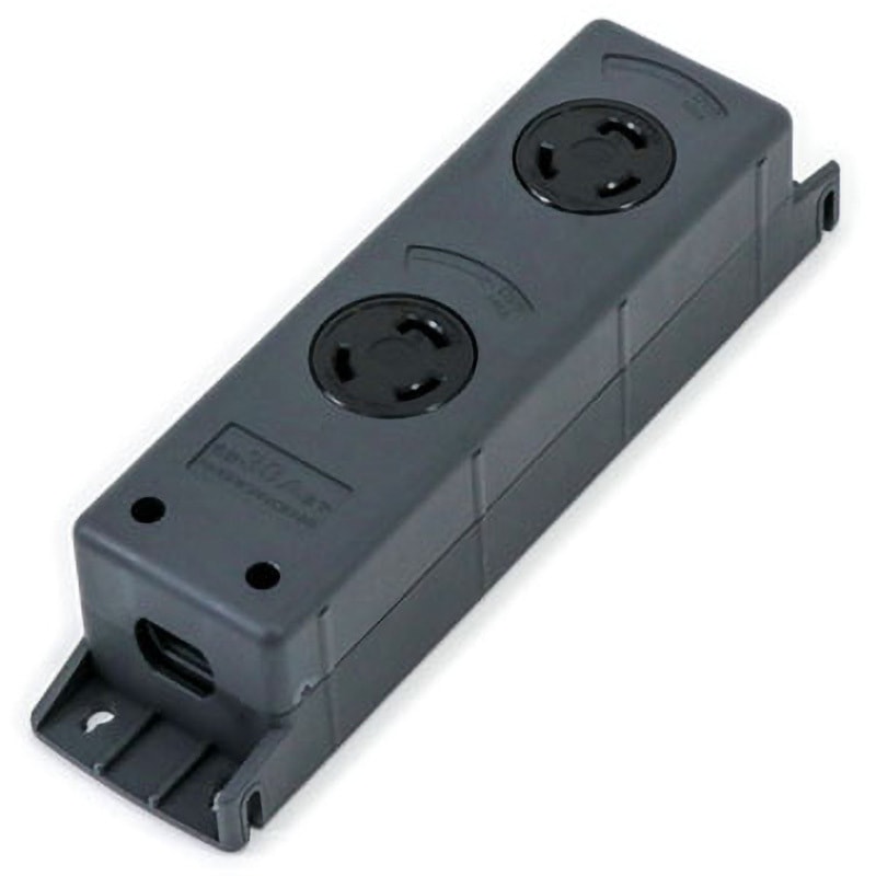引掛形 ダブルタップ アメリカン電機 3P電源タップ 【通販モノタロウ】