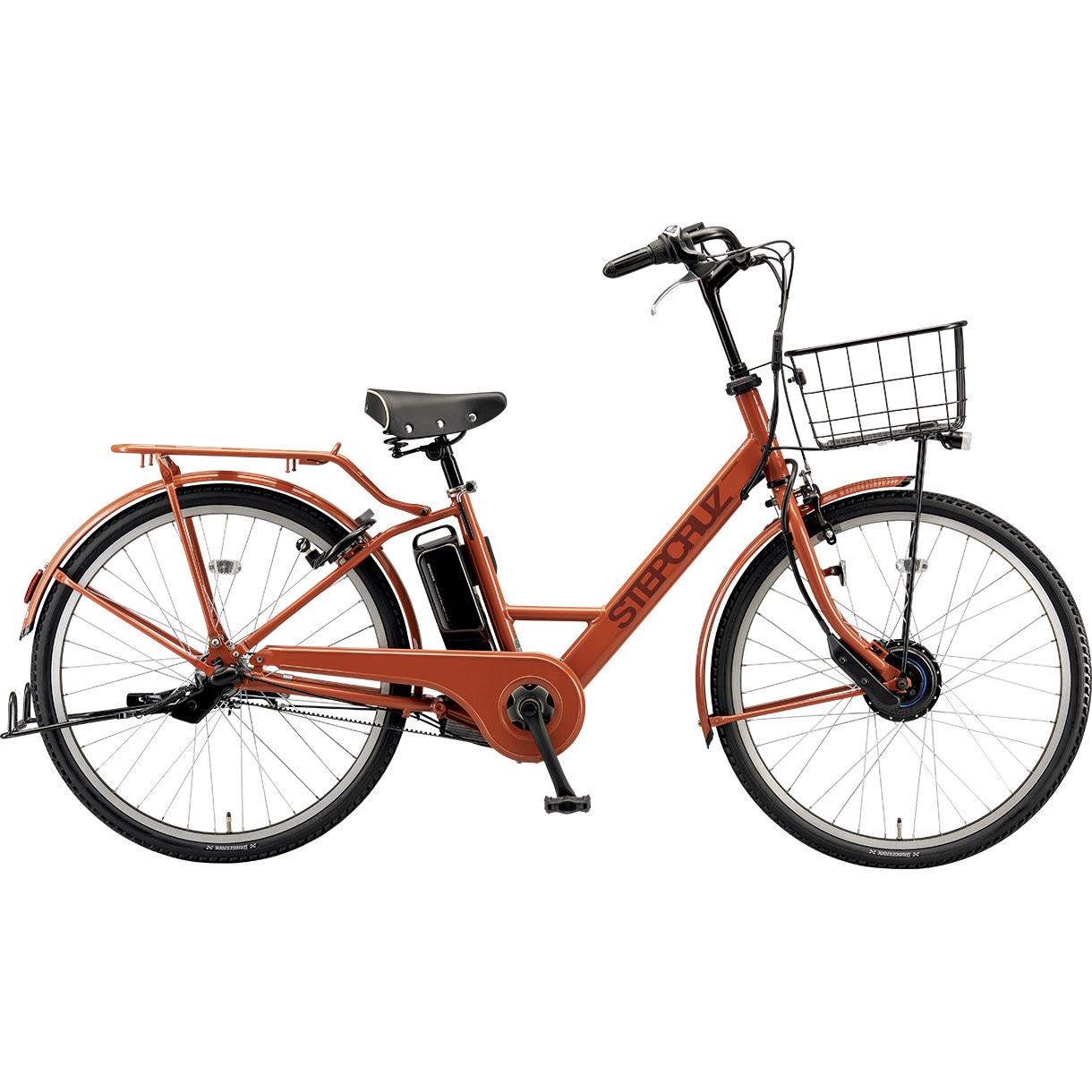 整備済☆送料込！ブリヂストン ステップクルーズe 26インチ 電動アシスト中古車 ST6B45 ステップクルーズ e 26型電動アシスト自転車 2025年